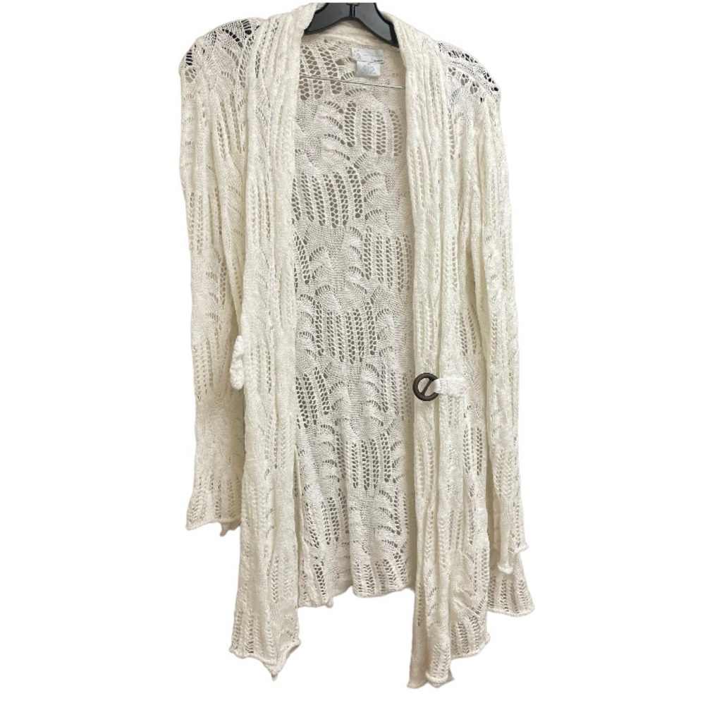 White cardigan from Bibelot
